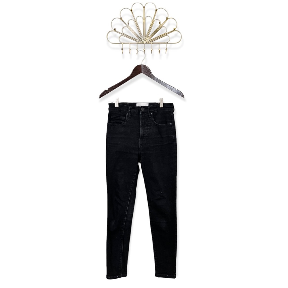 Everlane Black Wash High Rise Skinny Ankle Jeans Size 26